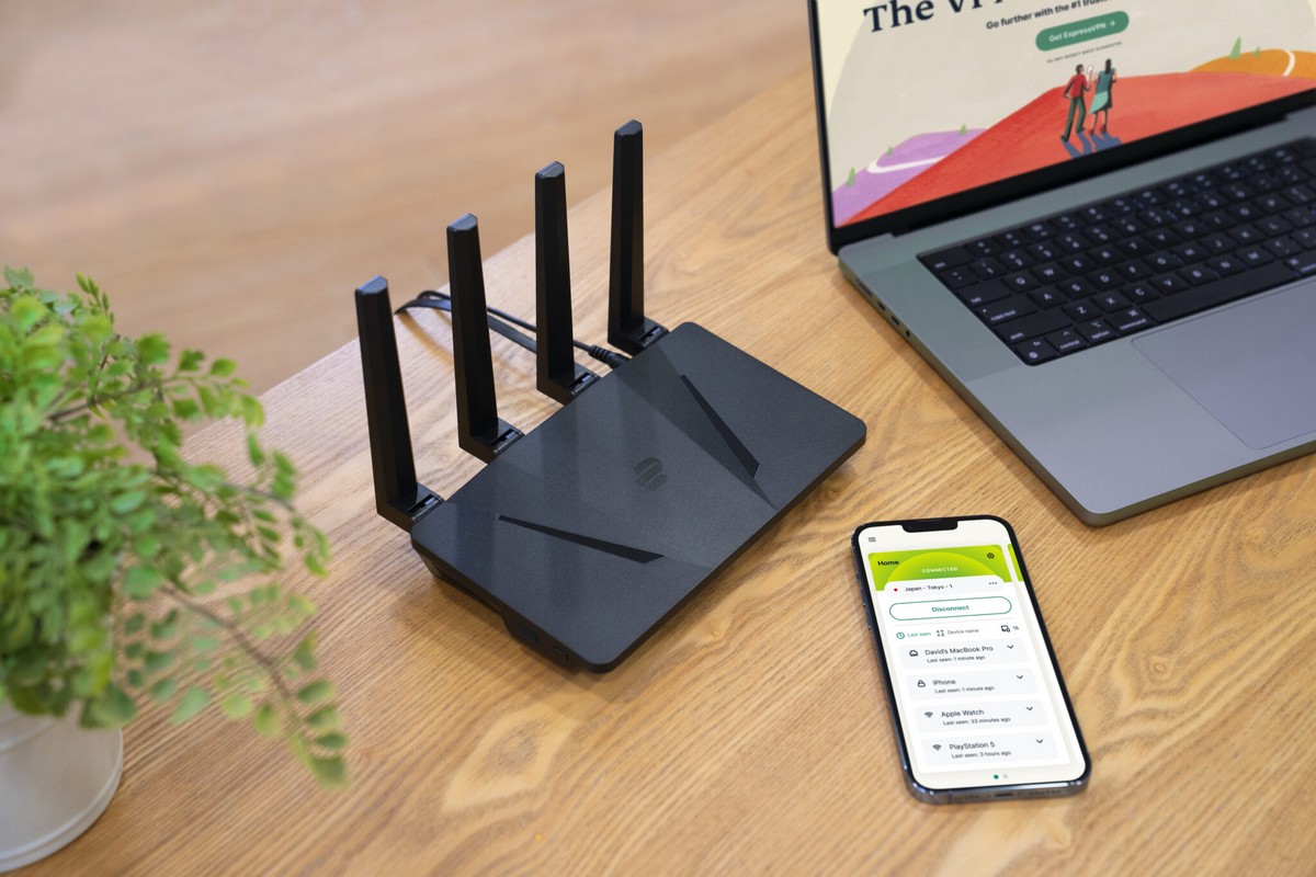 Routeur Wifi Internet sur un bureau