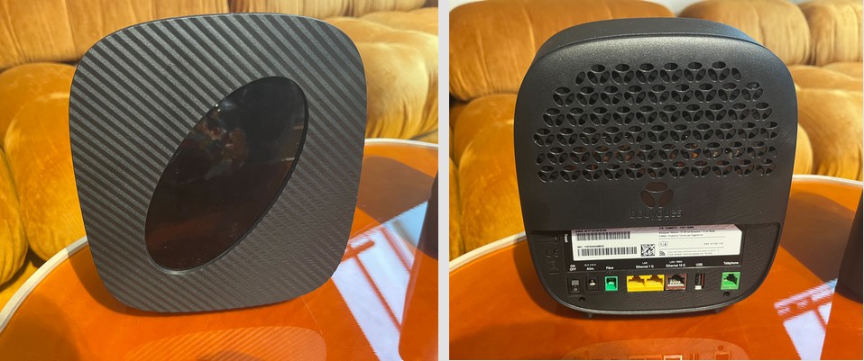 La Bbox Wifi 7 de face et de derrière 