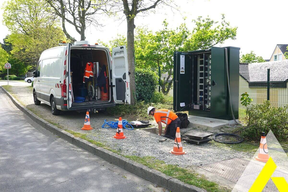 Déploiement de la fibre optique